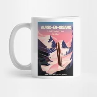 AURIS-EN-OISANS french ski poster Mug